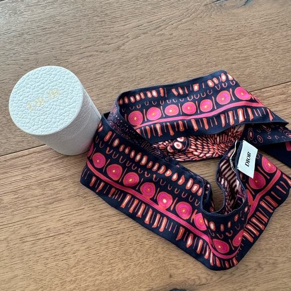 Dior silk twilly scarf - Picture 3 of 3